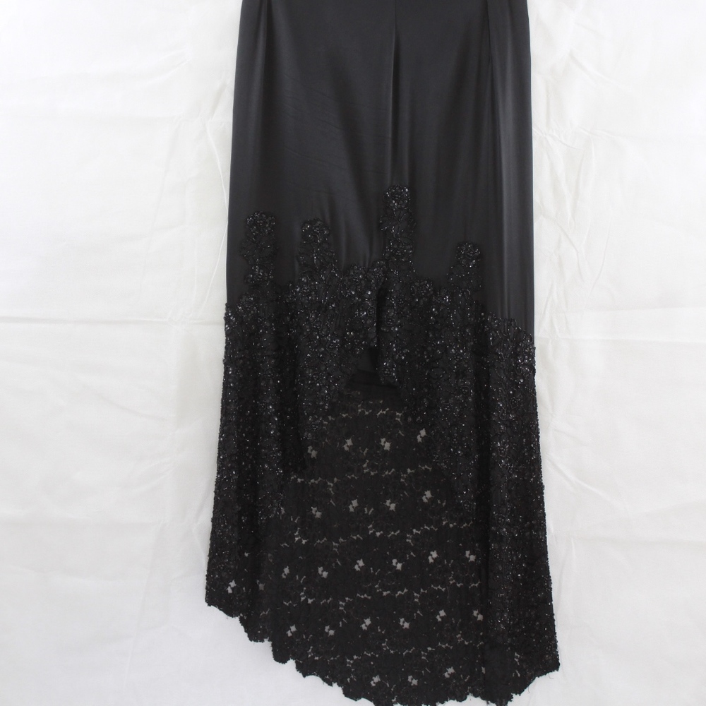 JS Collection Embroidered Hi-Low  Skirt